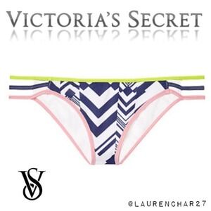 Victoria's Secret Strappy Cheeky Bikini NEW Low Rise Bathing Suit Bottoms Large